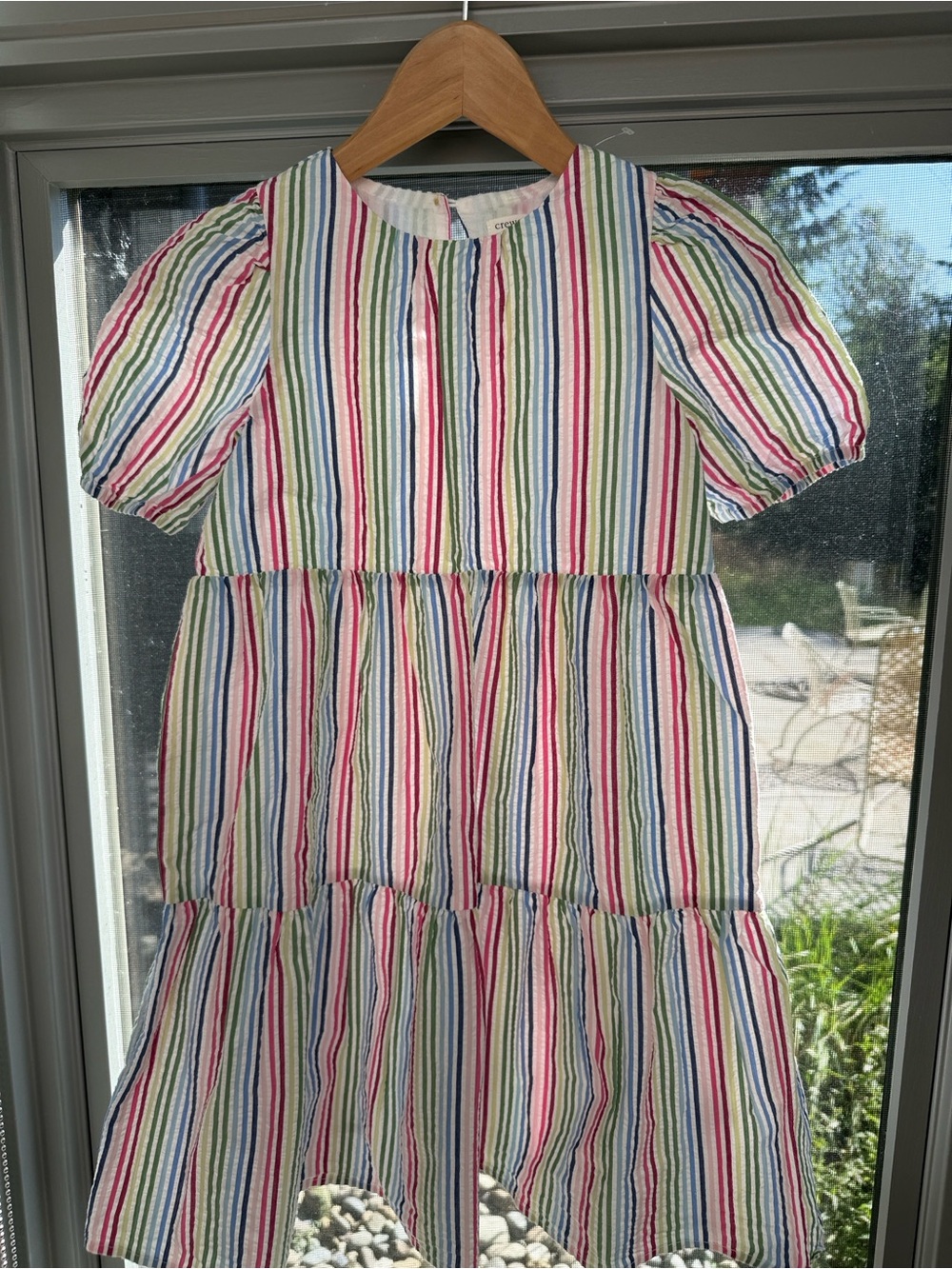 Crewcuts NWT Girls Cotton Seersucker Dress 7 - Picture 2 of 6